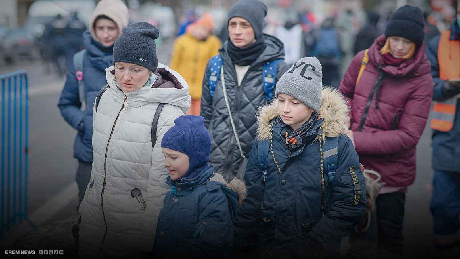 أطفال أوكرانيون