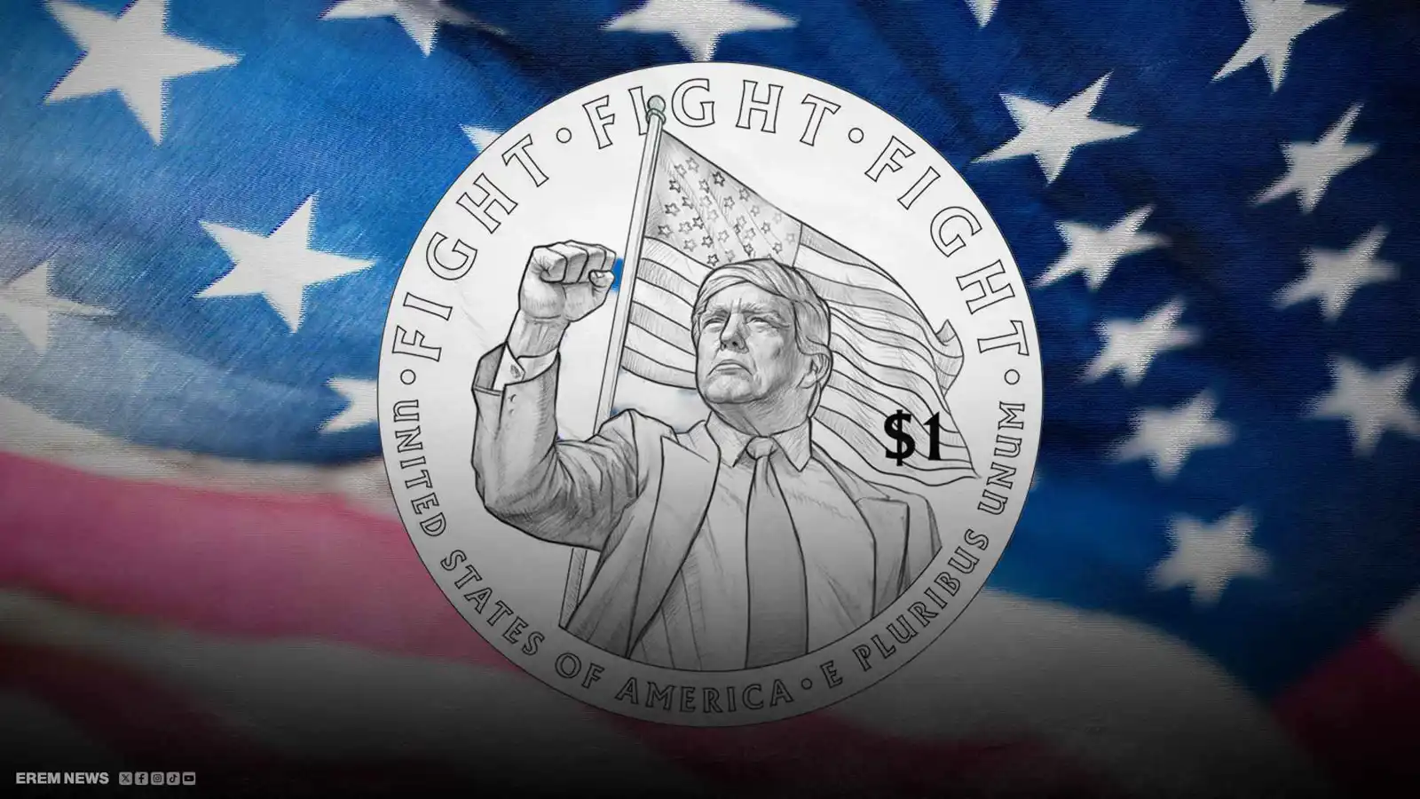 صورة ترامب على الدولار.. هل يريد تغيير عملة أمريكا؟ (فيديو إرم)