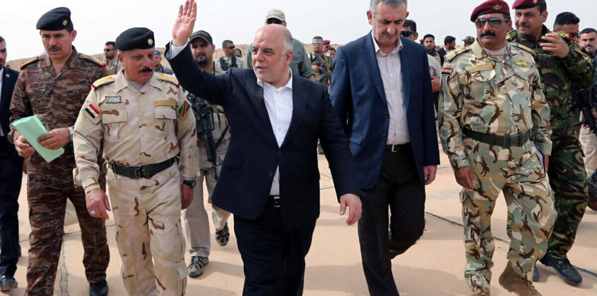 العبادي والجبوري يشرفان على إجلاء المدنيين من "الفلوجة"