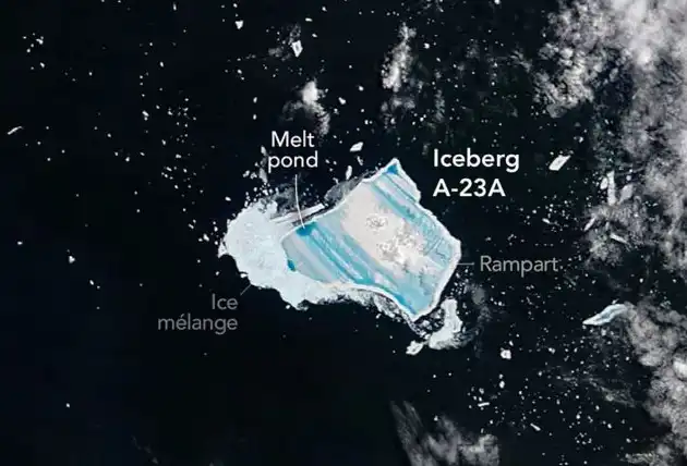 الجبل الجليدي A-23A