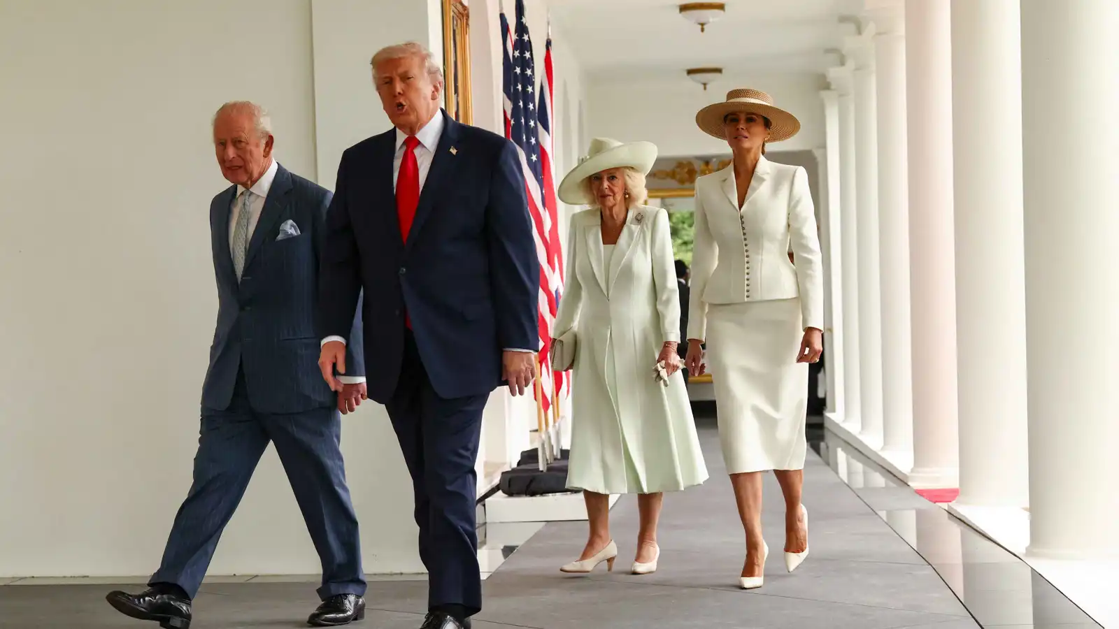 ترامب للملك تشارلز: والدتي كانت معجبة بك