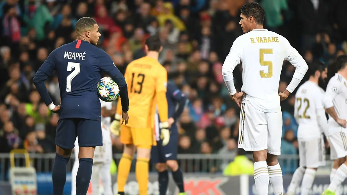 مبابي نجم باريس سان جيرمان يثير الجدل بعد إعجابه بفوز ريال مدريد على أتلتيكو مدريد (شاهد)