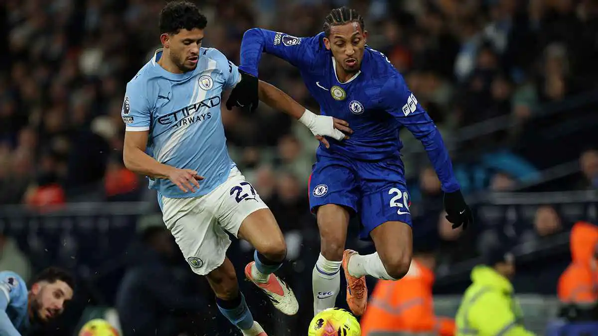 ملخص وأهداف ونتيجة مباراة مانشستر سيتي ضد تشيلسي بالدوري الإنجليزي