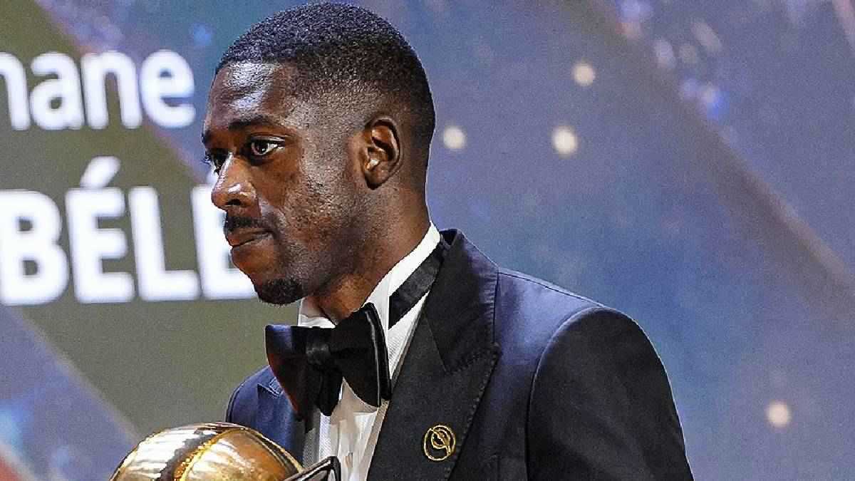 عثمان ديمبيلي يتوج بجائزة أفضل لاعب في العالم بحفل "غلوب سوكر"