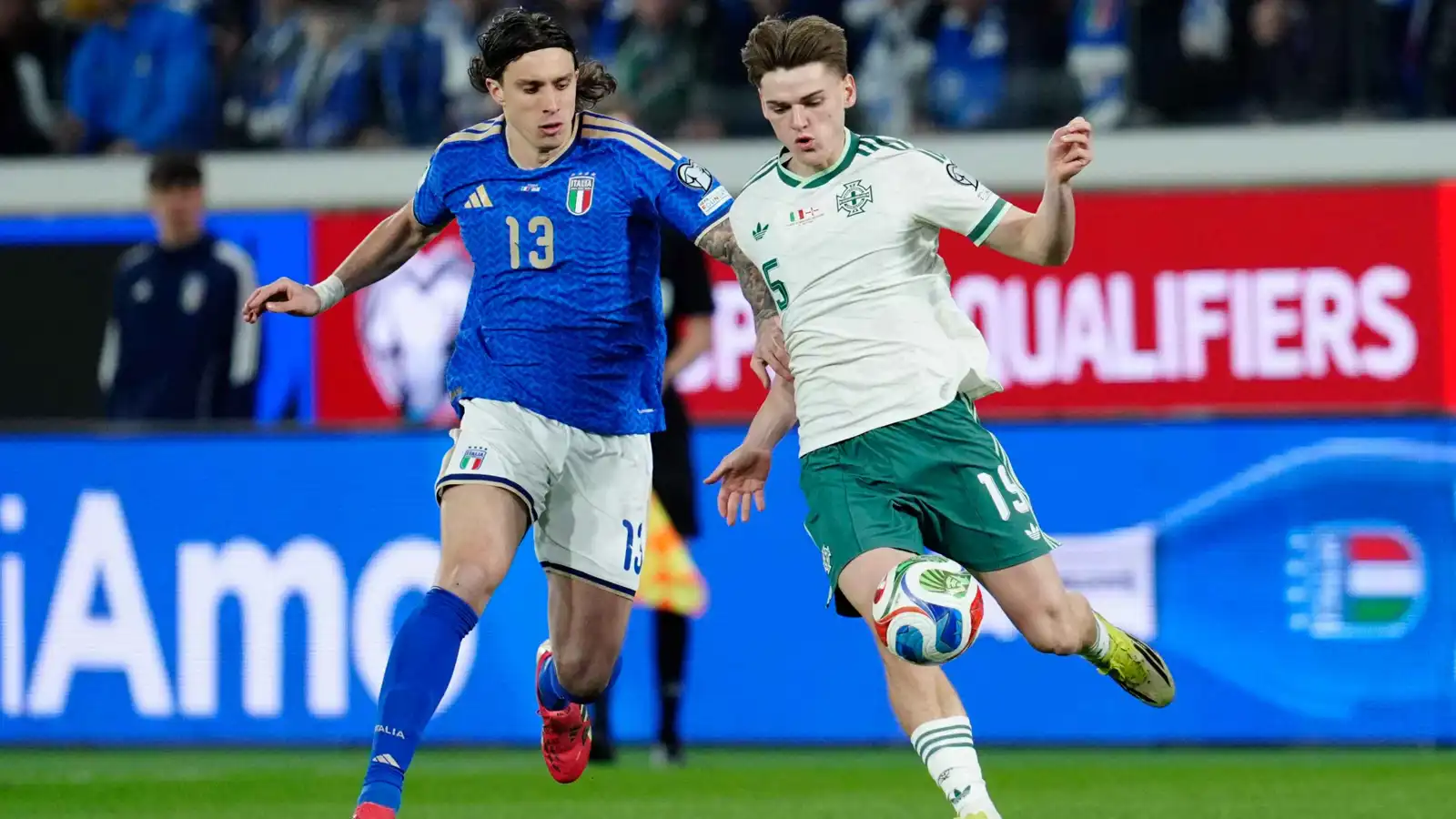 تغطية مباشرة لمباراة إيطاليا وأيرلندا الشمالية في الملحق المؤهل لكأس العالم