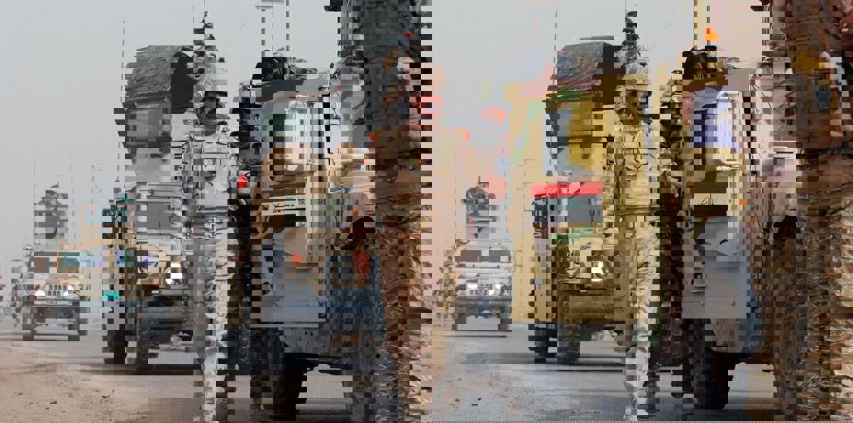 القوات العراقية تطلق عملية أمنية واسعة جنوب الموصل
