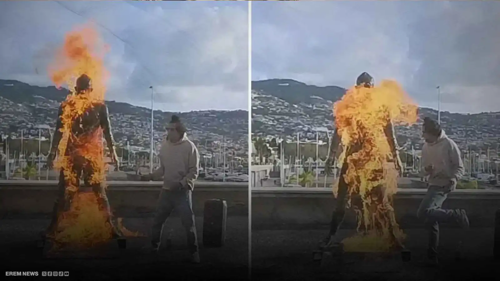 "آخر إنذار من الله".. لماذا أُحرق تمثال كريستيانو رونالدو في البرتغال؟