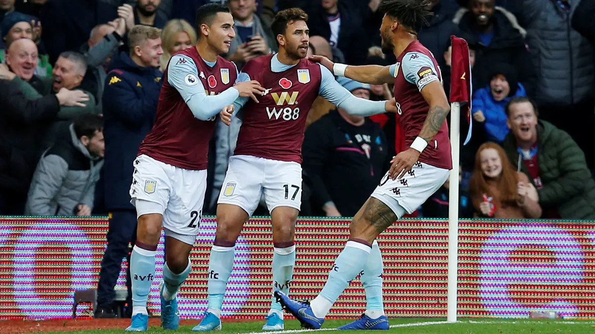 شاهد هدف محمود تريزيغيه في مباراة ليفربول‎ وأستون فيلا (فيديو)