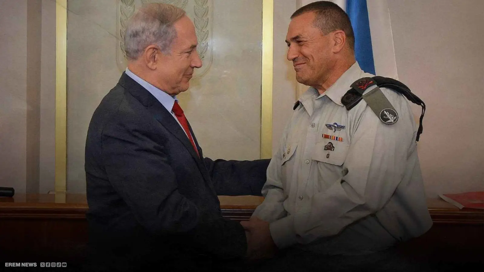 نتنياهو وإيال زامير 