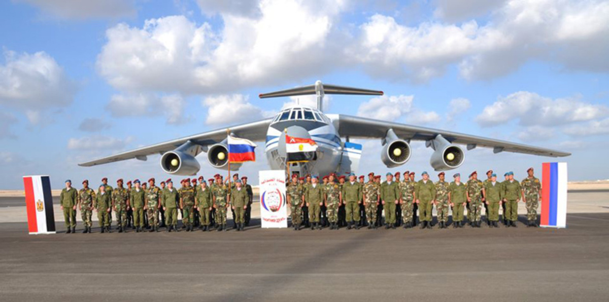 بالصور.. مصر وروسيا تبدآن تدريبًا عسكريًا شمال غرب القاهرة‎