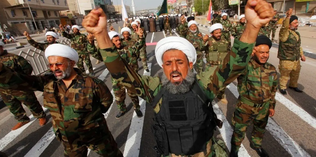 الحشد الشعبي يهدد بقصف السفارة الأمريكية في بغداد