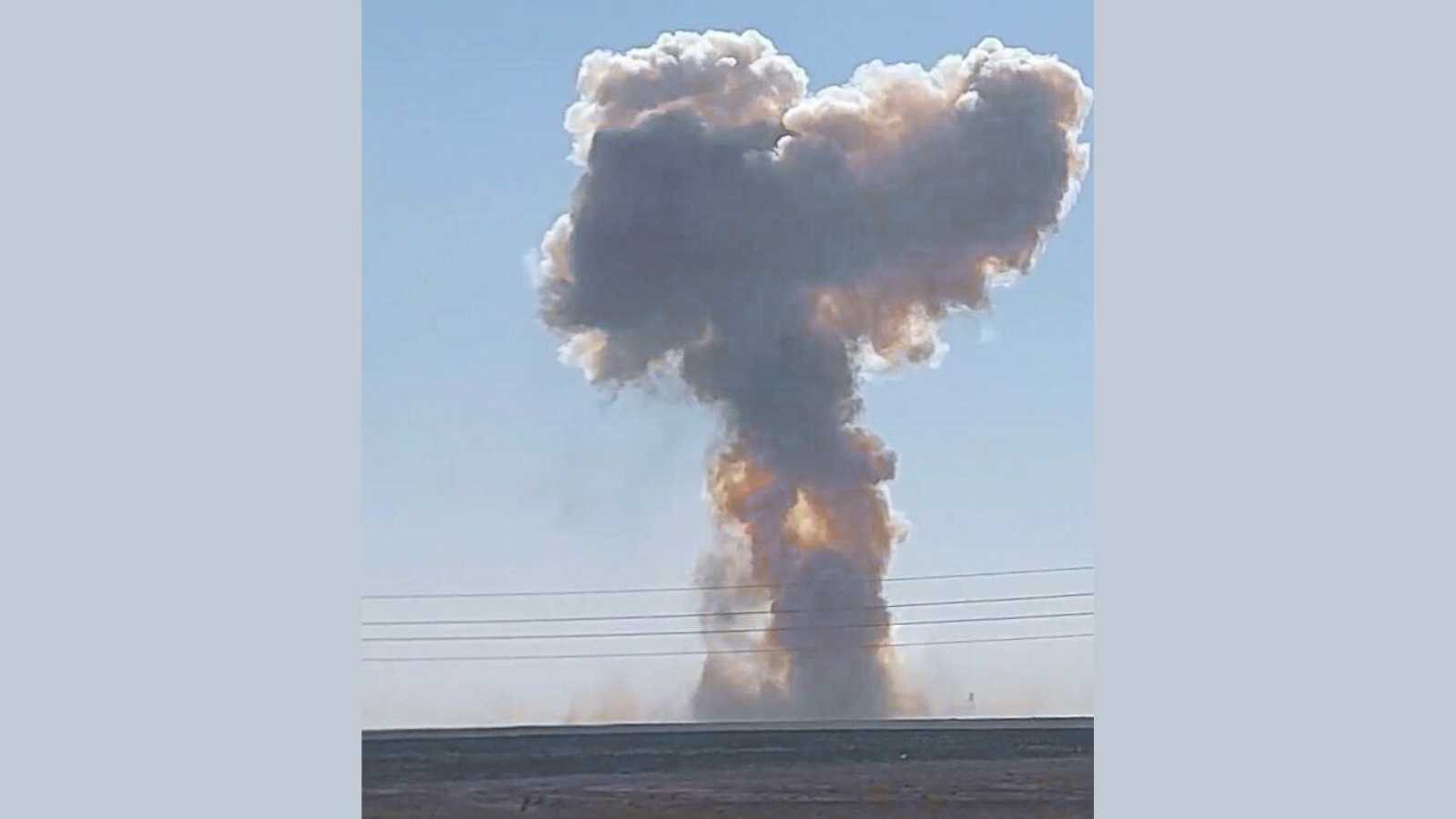 انفجار عنيف بمستودع أسلحة تابع لـ"قسد" في ريف الحسكة (صور)