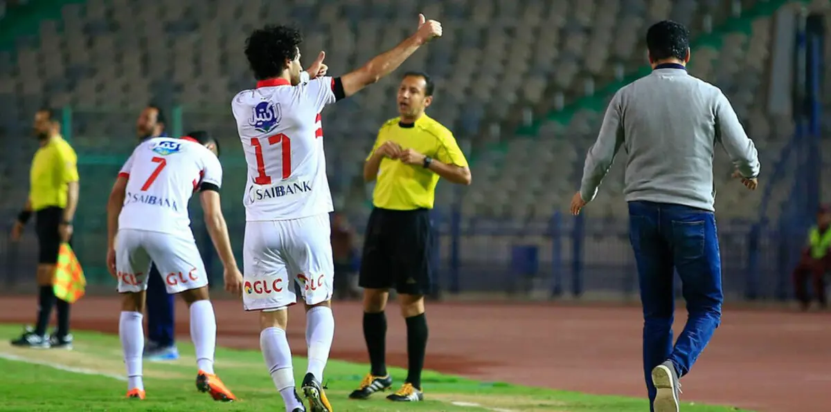 باسم مرسي يسجل هدفين بفوز نادي الزمالك على الرجاء.. هكذا أصبح ترتيب الدوري المصري