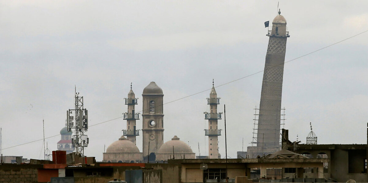 العبادي يعلن "انتهاء دويلة الباطل الداعشية" بعد السيطرة على مسجد النوري
