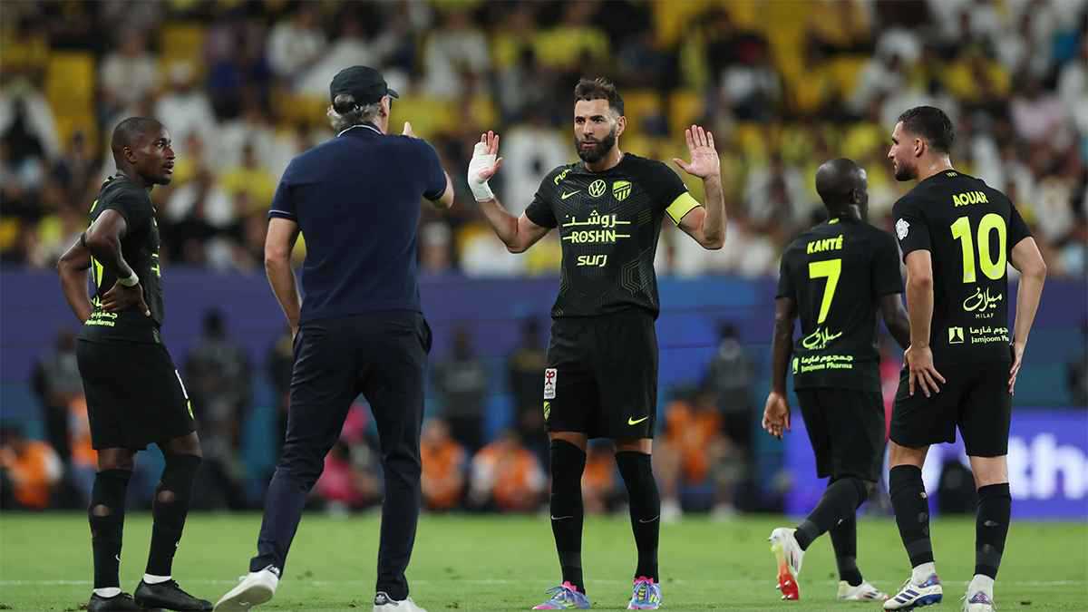 رد رسمي من الاتحاد السعودي حول تدخل كريم بنزيما في إقالة بلان