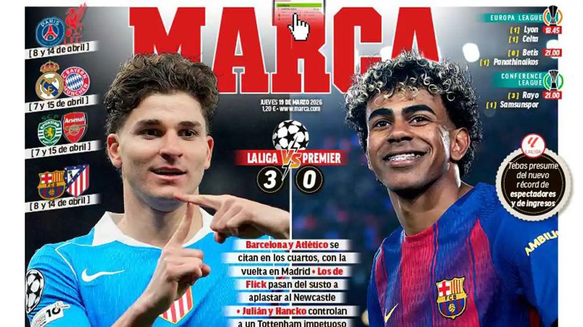 عناوين الصحف الرياضية: مهرجان أهداف لبرشلونة.. ومحمد صلاح يصنع التاريخ (صور)