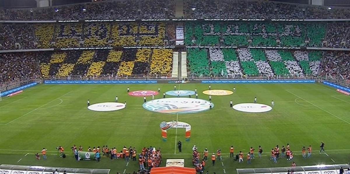 السعودية.. تيفو "محمد قدوتنا" يزيّن الجوهرة المشعة (فيديو)