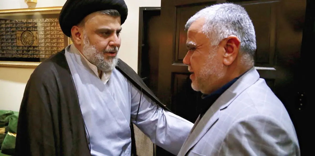 هادي العامري يزور مقتدى الصدر سرًا.. هذا ما جرى بينهما