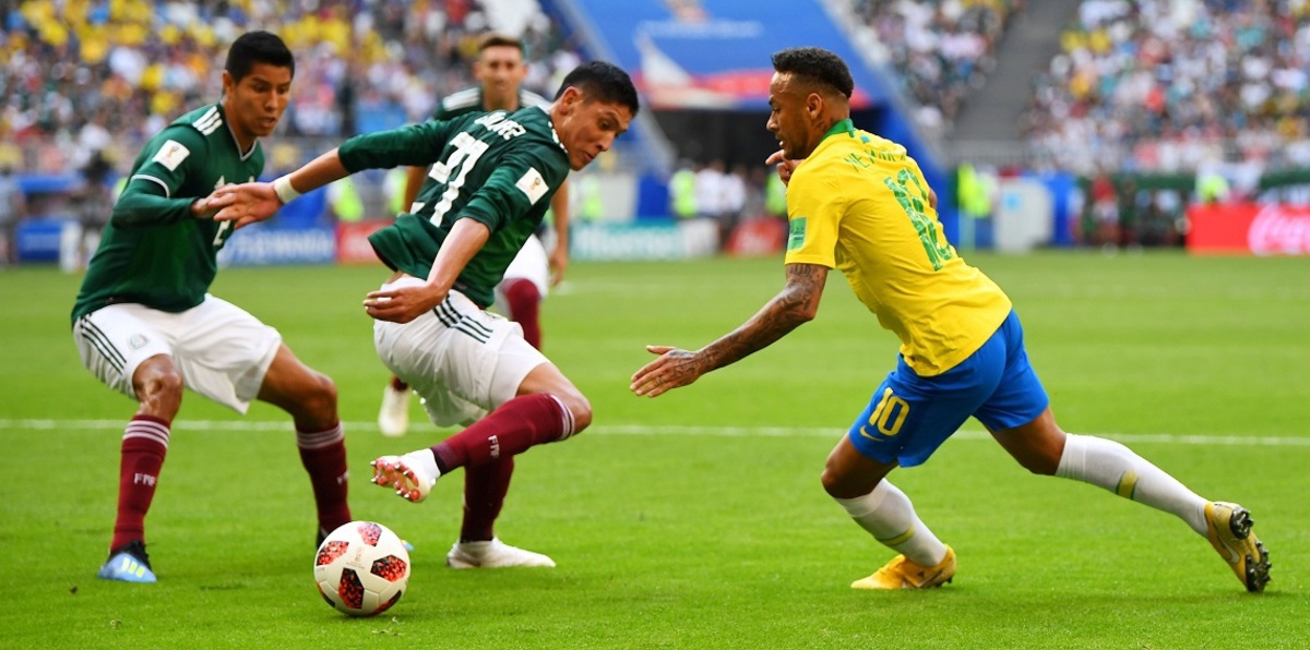 المنتخب البرازيلي ينهي مغامرة المكسيك ويتأهل لربع نهائي كأس العالم (فيديو)