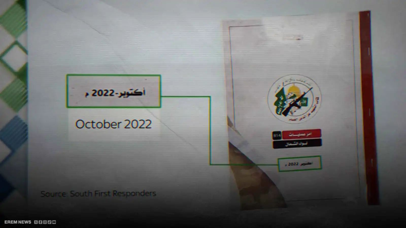 العثور على وثيقة سرية في غزة