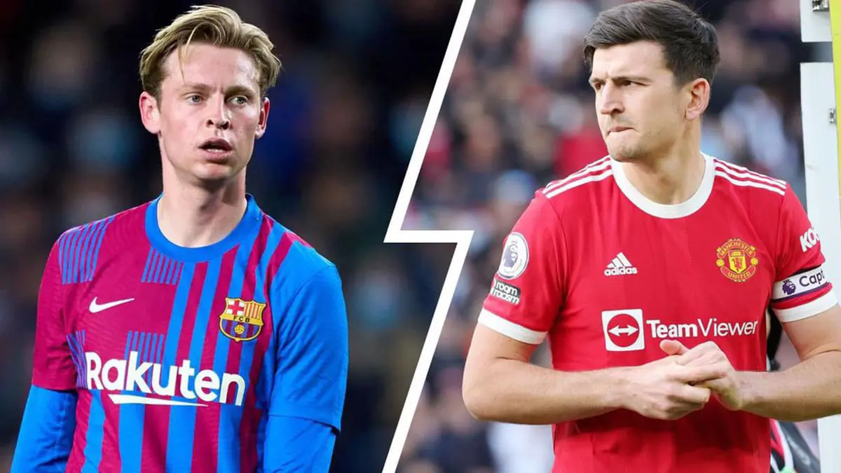 مانشستر يونايتد يرفض طلب برشلونة بإدخال ماغواير في صفقة تبادلية مقابل دي يونغ