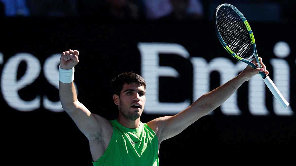 ألكاراز يجتاز عقبة هانفمان ويتأهل إلى الدور الثالث في أستراليا المفتوحة للتنس 