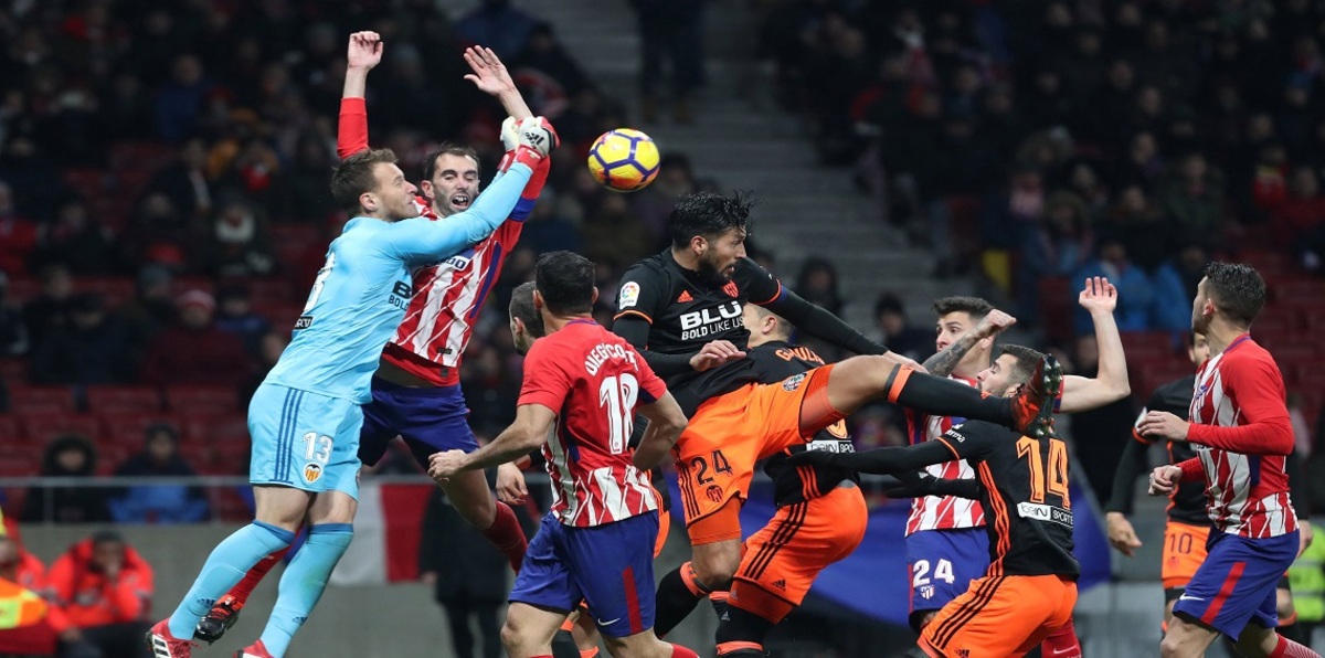 كسر أسنان دييغو جودين خلال فوز أتلتيكو مدريد على فالنسيا (صورة)