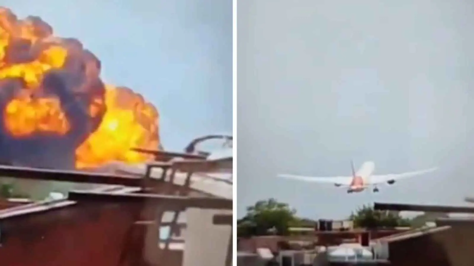 تقل 242 راكبا.. فيديو يوثق لحظة تحطم الطائرة الهندية