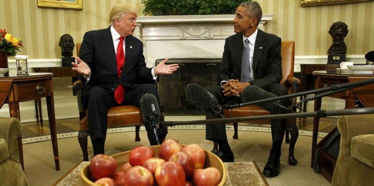 أوباما يكسب معجبًا جديدًا: دونالد ترامب