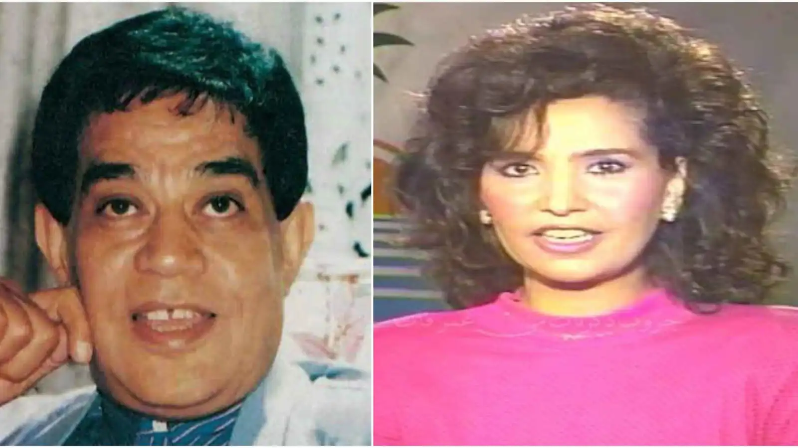 الإعلامية منى هلال وزوجها محرم فؤاد