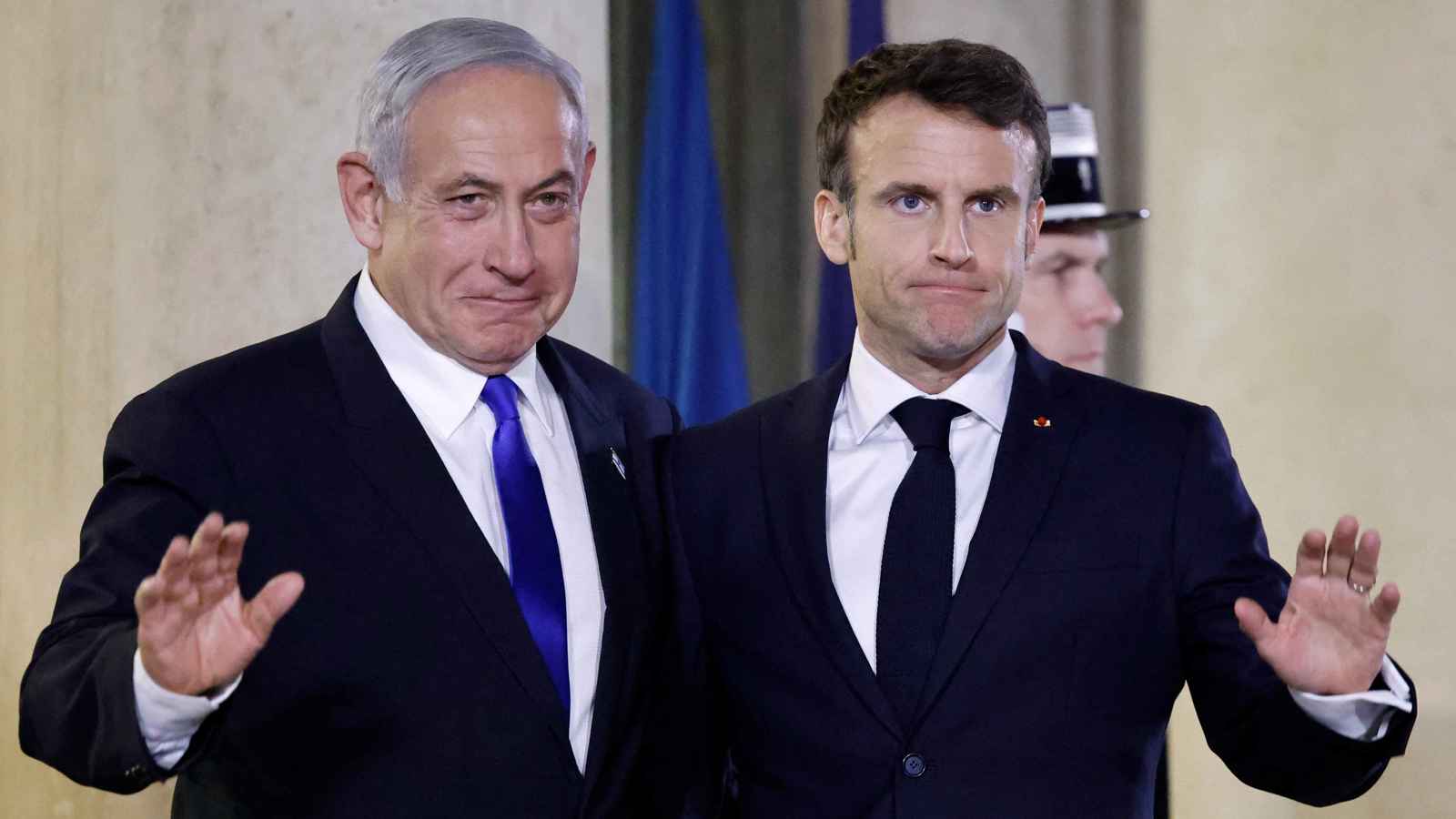 الخارجية الفلسطينية تدين هجوم نتنياهو ونجله على ماكرون