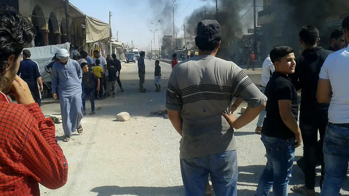 سوريا.. تظاهرات ضد "فصائل تركيا" في الحسكة وإصابة اثنين بالرصاص