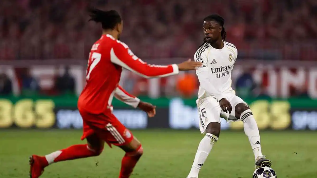 هل يقدم ريال مدريد احتجاجا رسميا على طرد كامافينغا أمام بايرن ميونخ؟