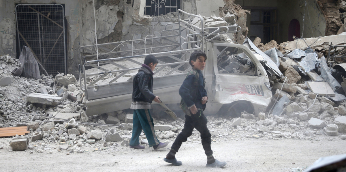 تنديد عربي ودولي بسبب الأحداث الجارية في الغوطة الشرقية بسوريا