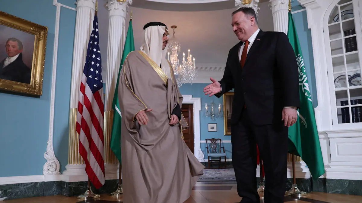 بومبيو: الشراكة مع السعودية مهمة للتصدي لسلوك إيران