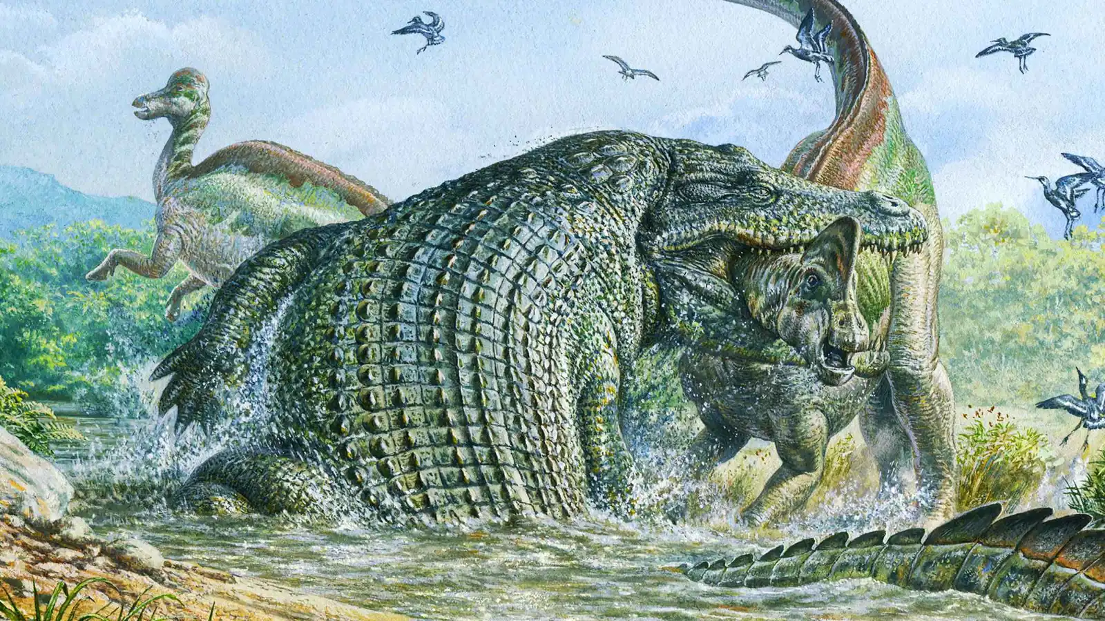 وحش العصر الطباشيري.. الكشف عن هيكل أضخم تمساح في التاريخ