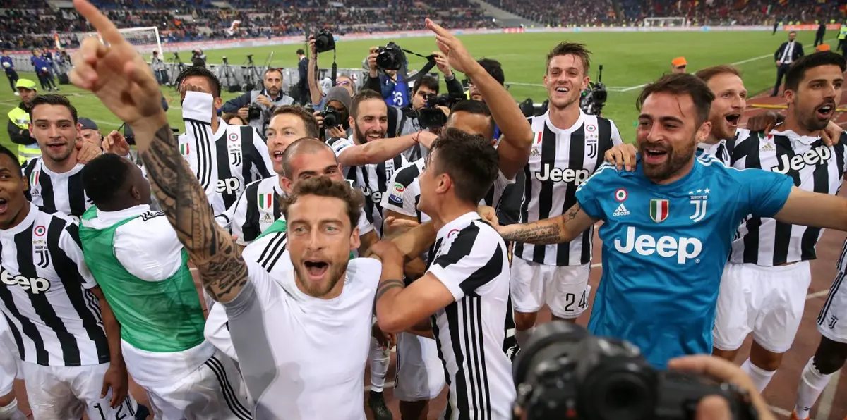 يوفنتوس بطلًا للدوري الإيطالي للمرة السابعة على التوالي والـ 34 في التاريخ