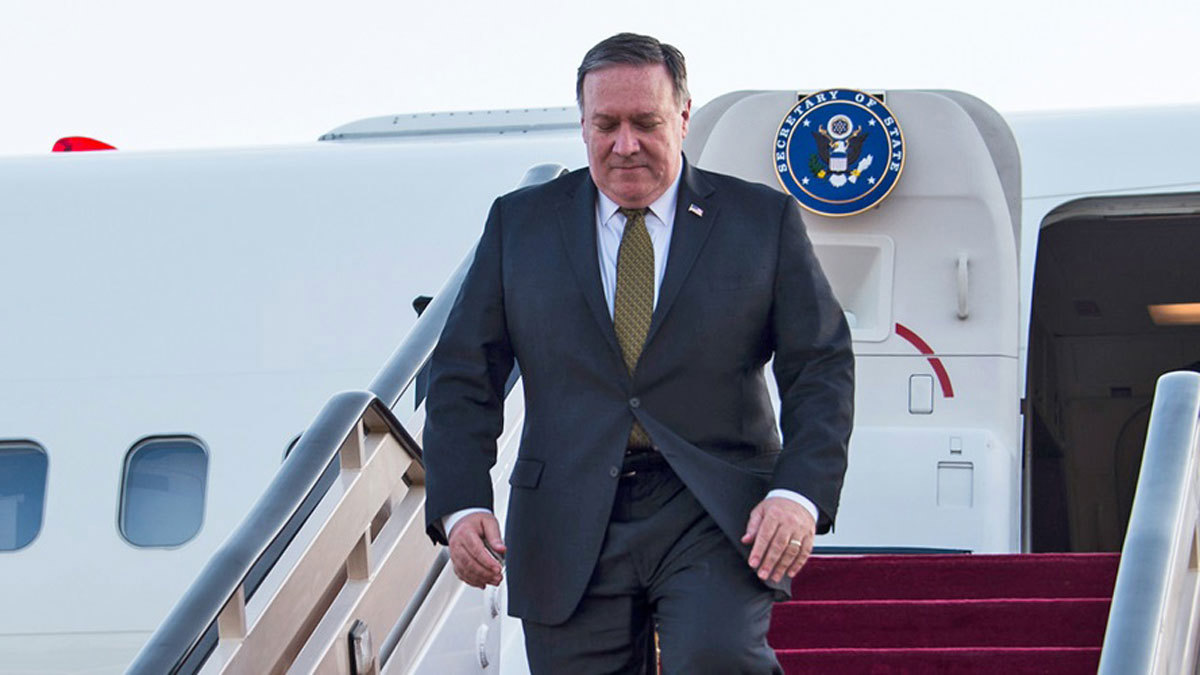 وزير الخارجية الأمريكي بومبيو يصل إلى الإمارات