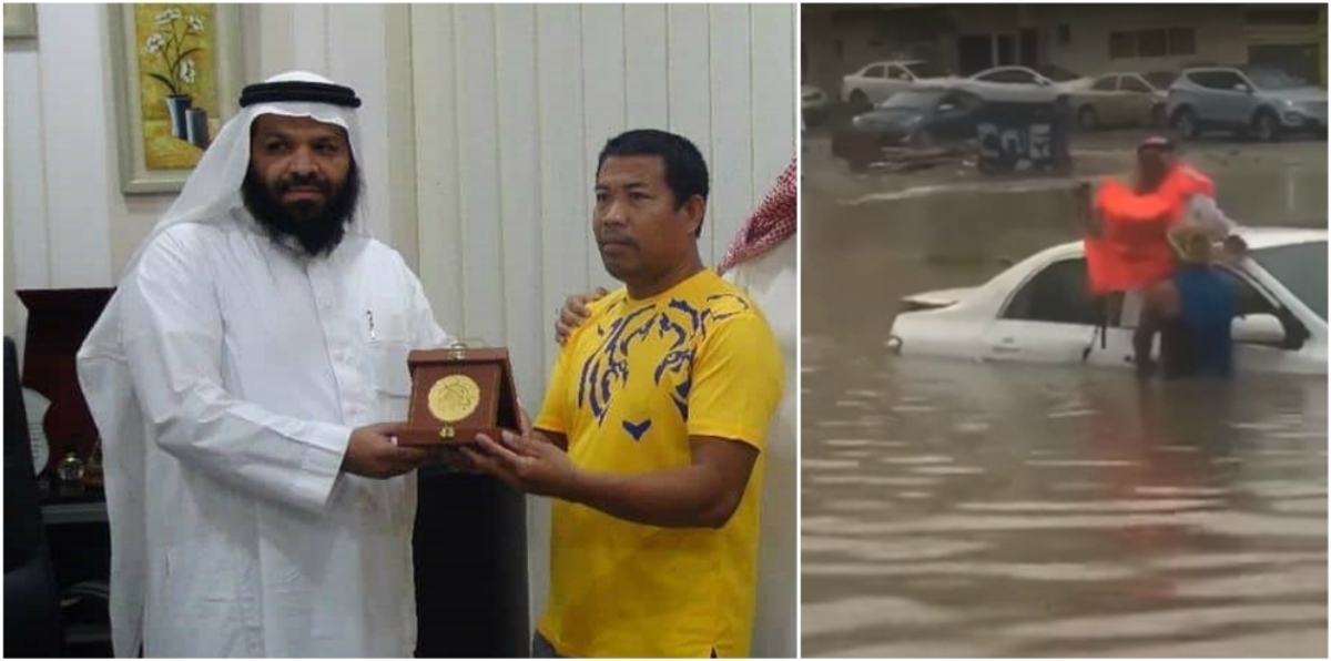 شاهد كيف تحولت حياة فلبيني فجأة بعد إنقاذه معاقًا سعوديًا من سيول جدة (فيديو وصور)  