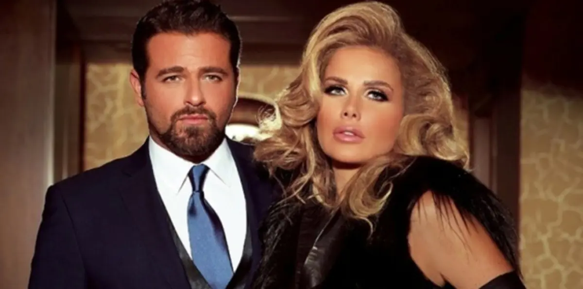 "قُبلة عنيفة" بين نيكول سابا وزوجها يوسف الخال تشعل "تويتر" (صورة)