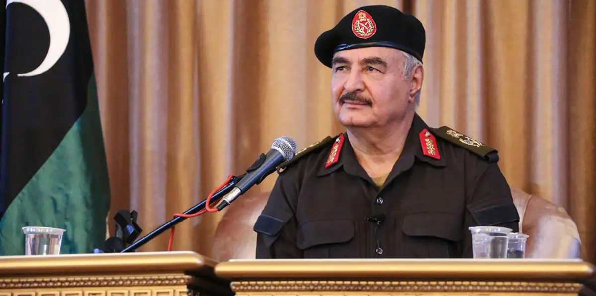 أول تصريح لخليفة حفتر بعد عودته إلى بنغازي الليبية.. ماذا قال؟