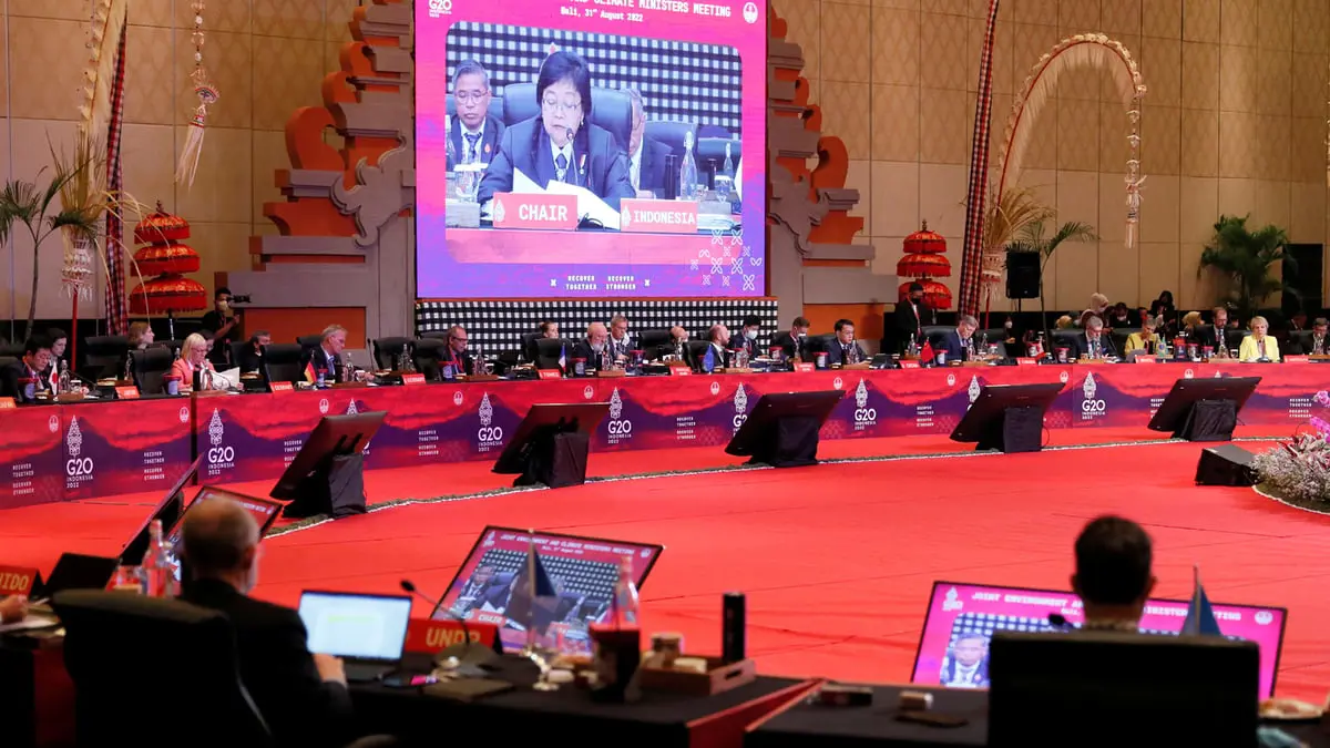 مجموعة العشرين تتعهد بتسريع الانتقال إلى طاقة أنظف