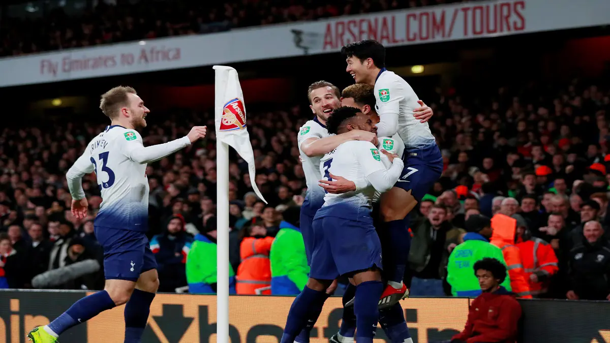توتنهام يُقصي آرسنال من كأس الرابطة الإنجليزية بفوز مثير على أرض المدفعجية (فيديو)