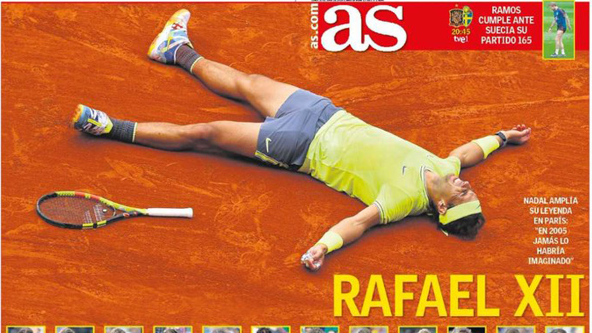 عناوين الصحف الرياضية العالمية: نادال الأفضل في التاريخ.. ومبابي في وضع صعب