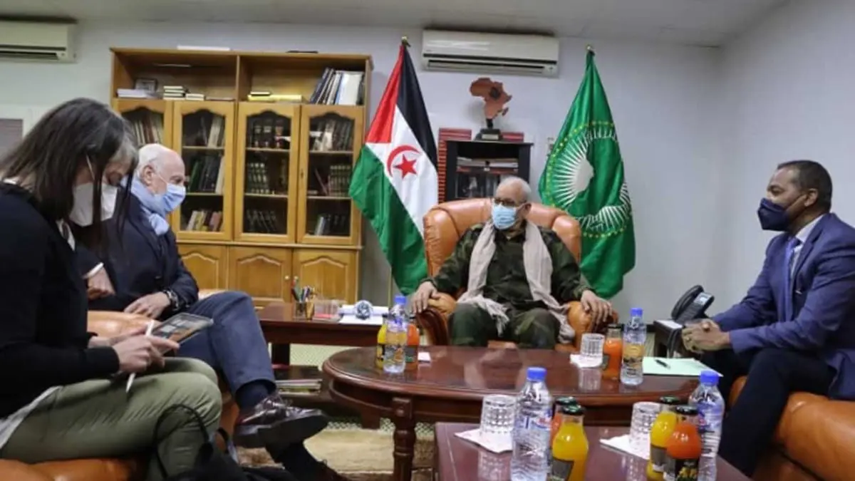 دي ميستورا يلتقي زعيم جبهة بوليساريو