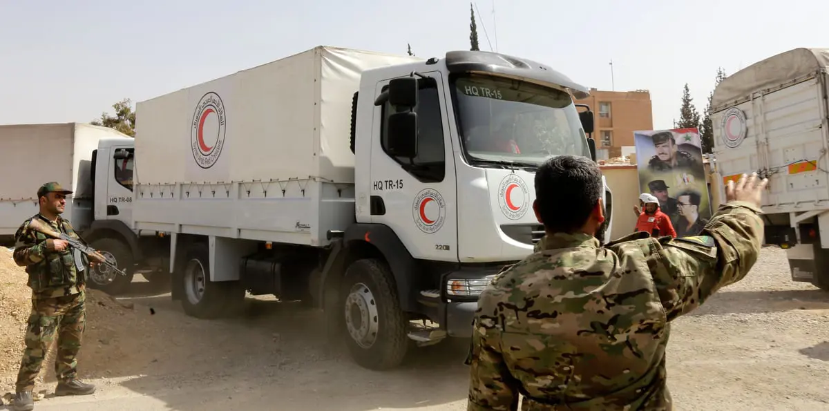 إرجاء تسليم المساعدات الإنسانية المقررة إلى الغوطة الشرقية