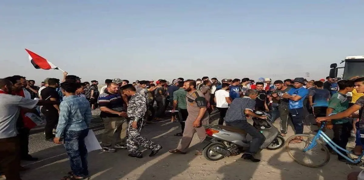 السيستاني يتضامن مع احتجاجات البصرة.. وأنباء عن إقالة قائد عملياتها