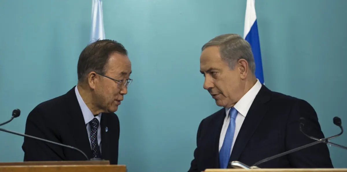 بان كي مون يحث الفلسطينيين والإسرائيليين على تفادي "الهاوية"