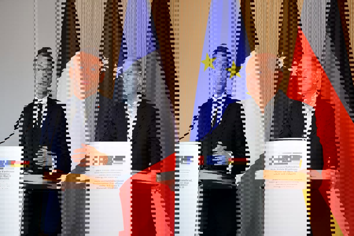 ماكرون يهاجم إيران وشولتس يدعم حق إسرائيل في الدفاع عن نفسها