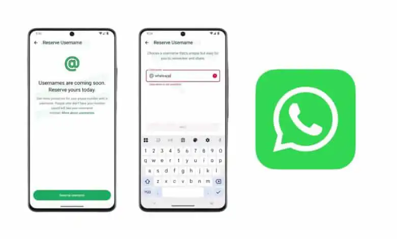 نظام حجز الأسماء على "واتس آب"